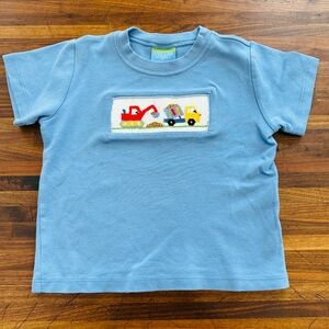Velani smocked truck shirt - 4T